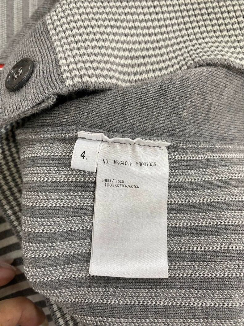 Thom Browne Thom Browne Knitted cardigan Size US XL / EU 56 / 4 - 4 Thumbnail