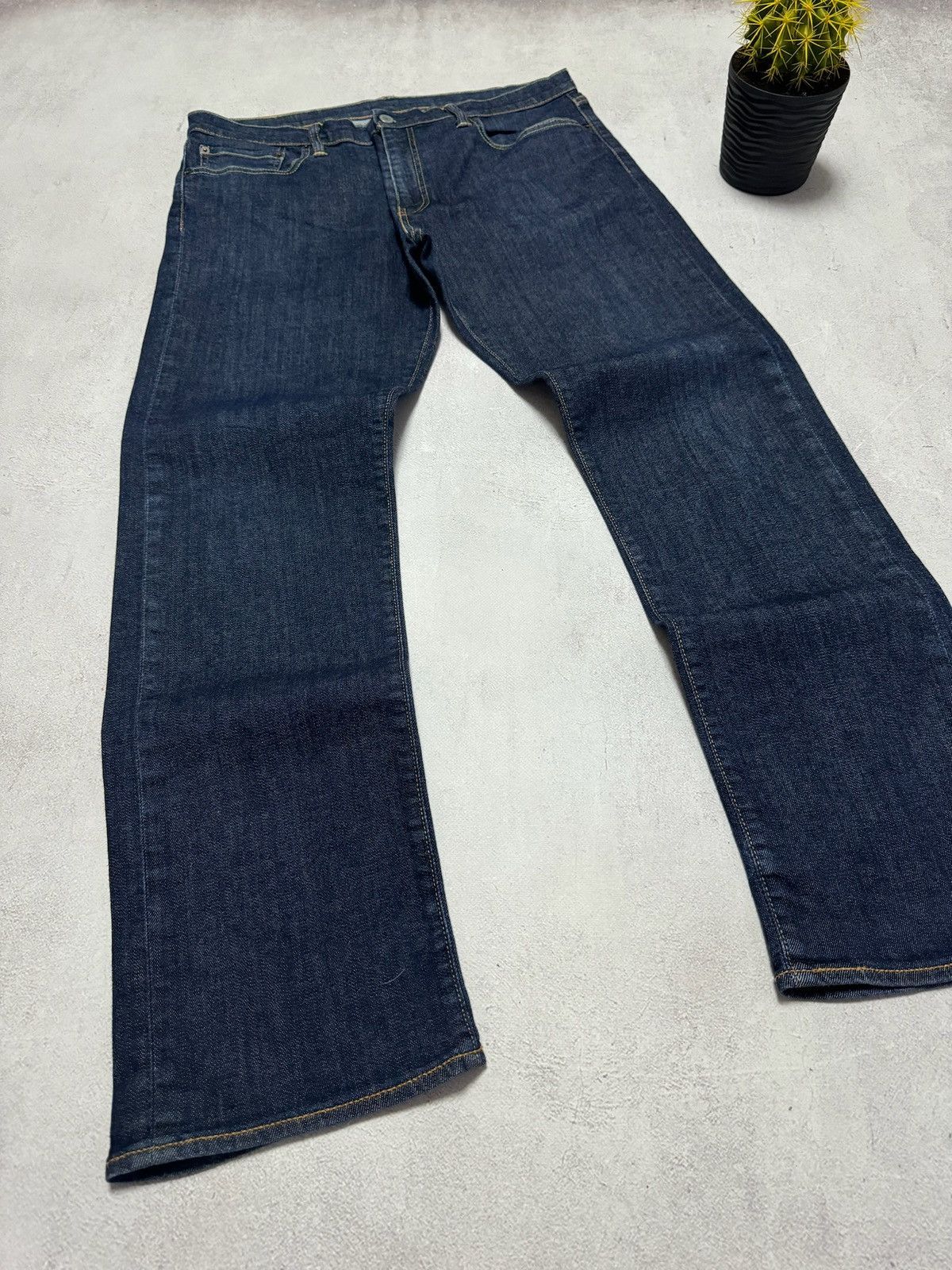 Levi's × Levi's Vintage Clothing Vintage Levis 504 Jeans Denim Pants Straight Baggy 36x32 90s Size US 36 / EU 52 - 6 Thumbnail