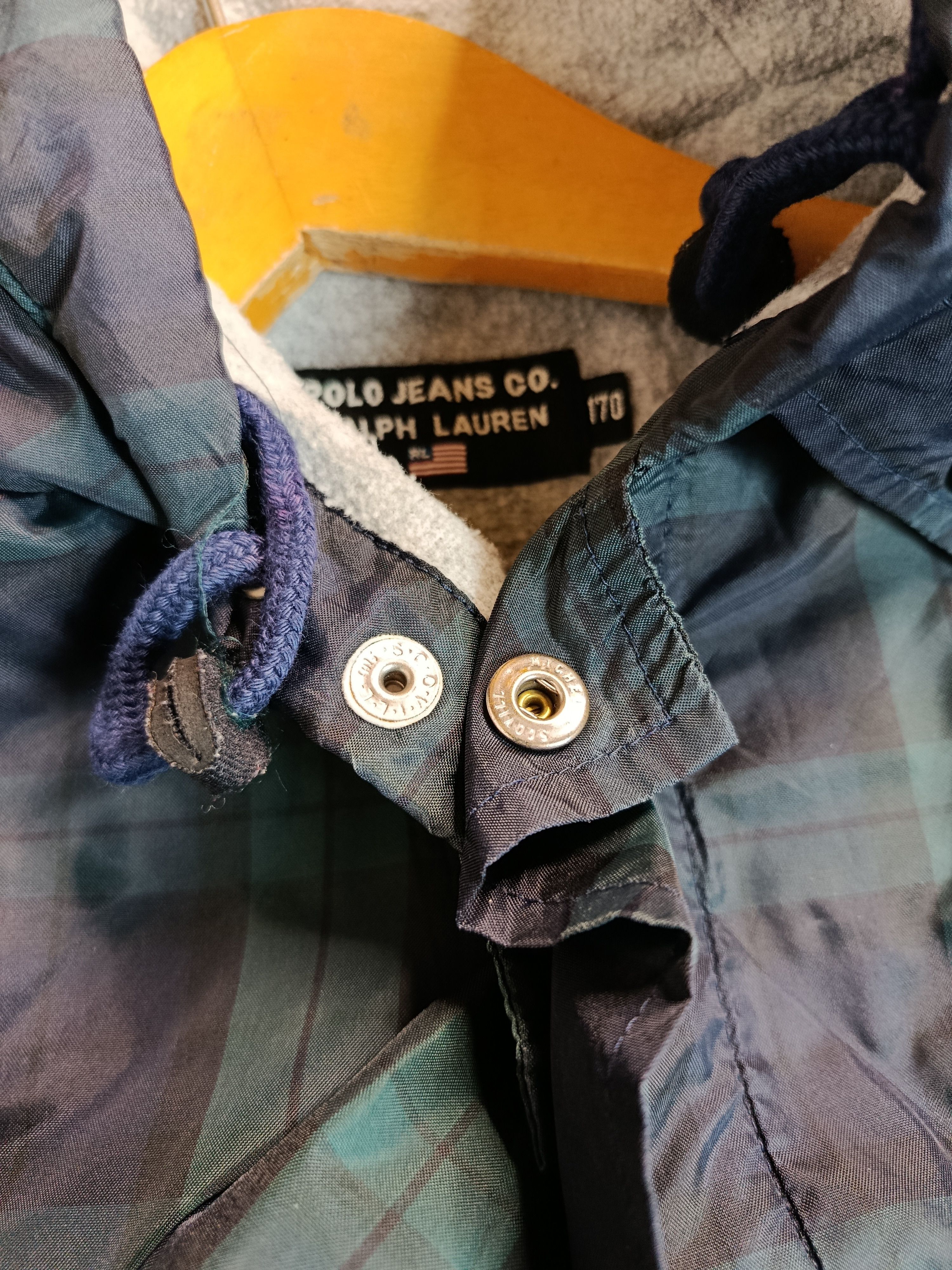 Polo Ralph Lauren Vintage 90s Polo Jeans Ralph Lauren Plaid Parachute Jacket Size US L / EU 52-54 / 3 - 9 Thumbnail