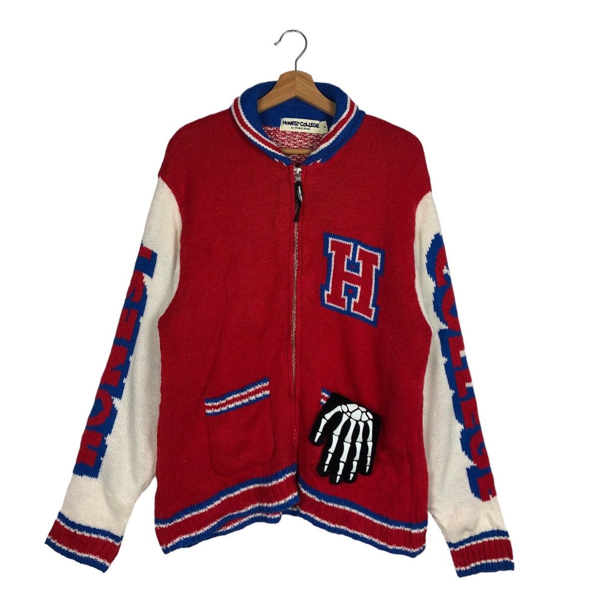 Hysteric Glamour VINTAGE KNIT JACKET HONEST COLLEGE INSPIRE HYSTERIC GLAMOUR Size US M / EU 48-50 / 2 - 1 Thumbnail