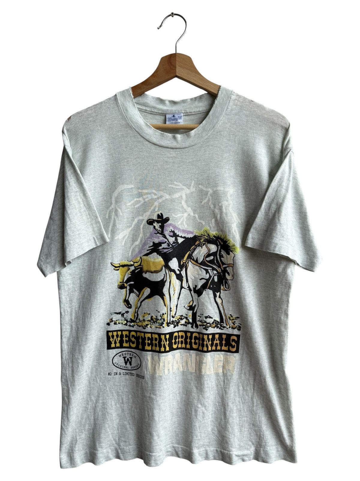 Wrangler Vintage Distressed Wrangler Western Originals tee Size US M / EU 48-50 / 2 - 1 Thumbnail