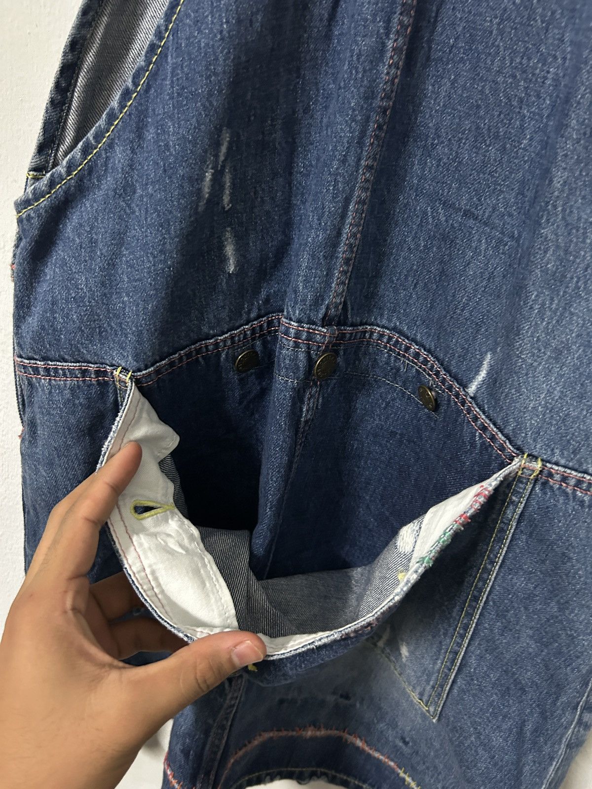 Issey Miyake Vintage tsumori chisato issey miyake distressed overall Size US L / EU 52-54 / 3 - 8 Thumbnail