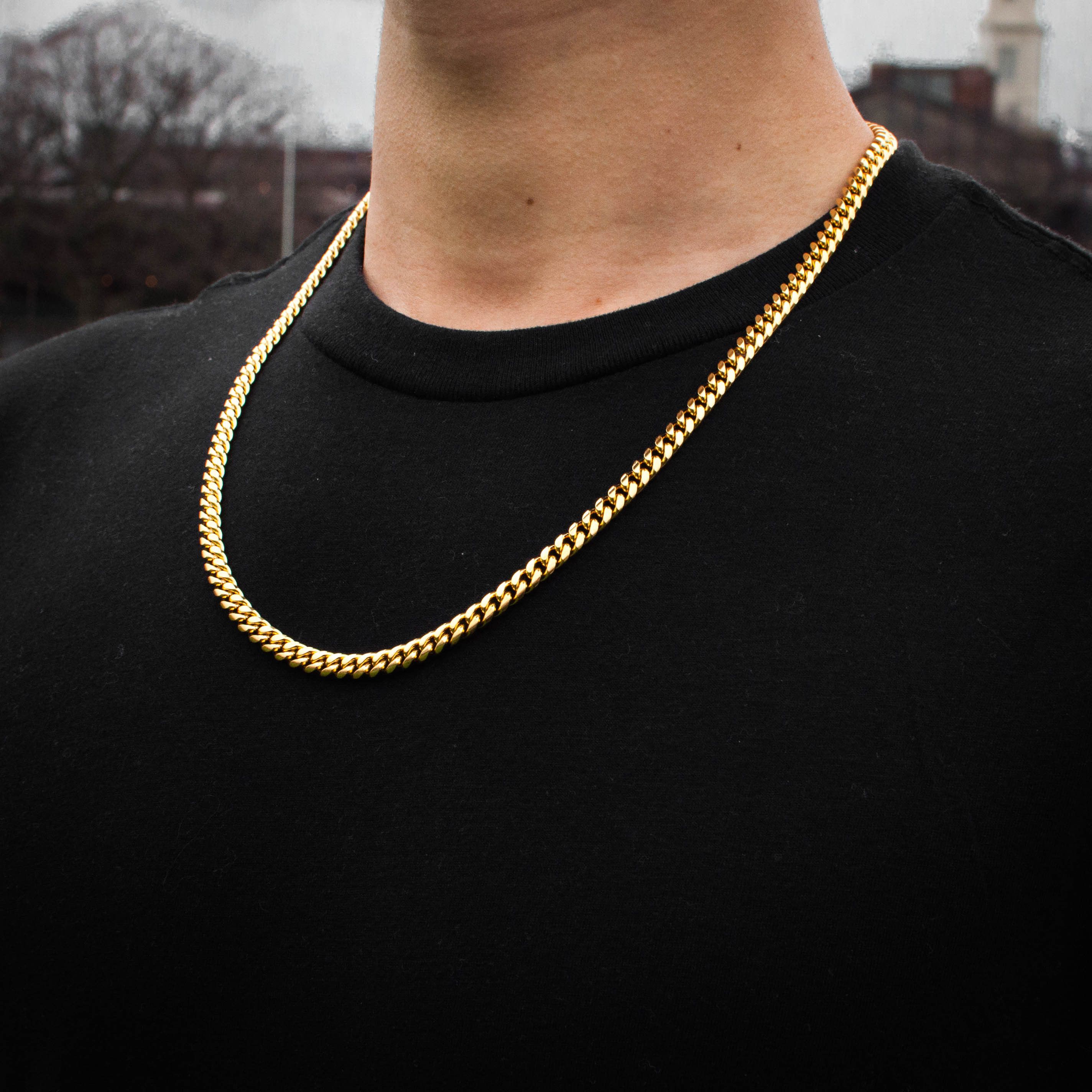 Other 18k Yellow Gold Miami Cuban Link Chain (6mm) Size ONE SIZE - 3 Thumbnail