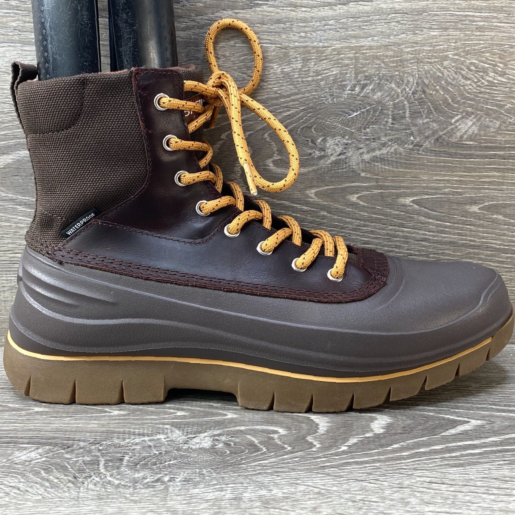 Sperry Sperry Boots Men's Cannon Insulated Waterproof Lace Up Leather Brown 11.5 Size 11.5 Shoes Navy 45 US UK Brown Top Sider Winter Mens Boots Size US 11 / EU 44 - 2 Thumbnail