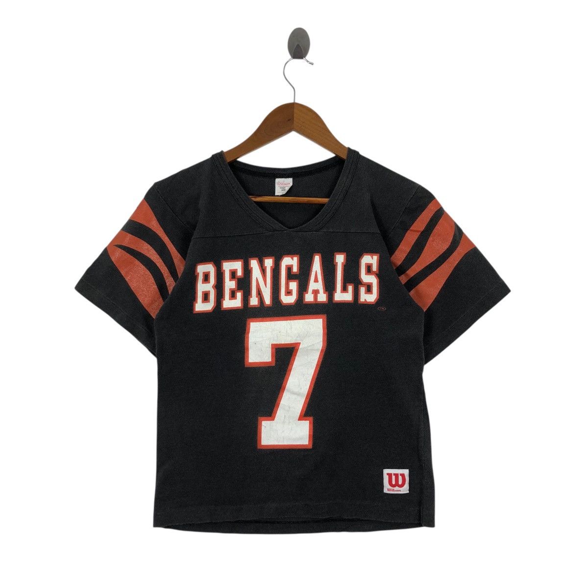 Vintage 90s WILSON Bengals NFL T-Shirt Sportswear Size S