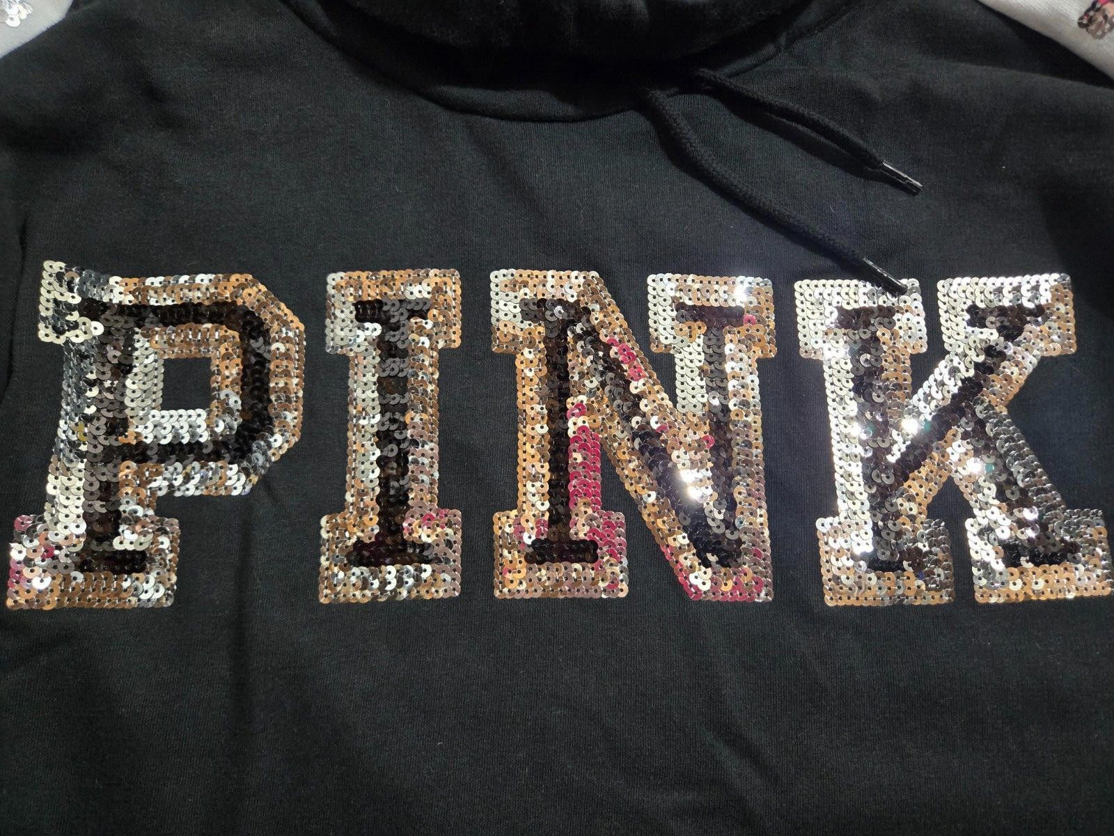 Designer Victoria's Secret PINK Cowl Sequins Bling Large NWOT NEW Size L / US 10 / IT 46 - 2 Thumbnail