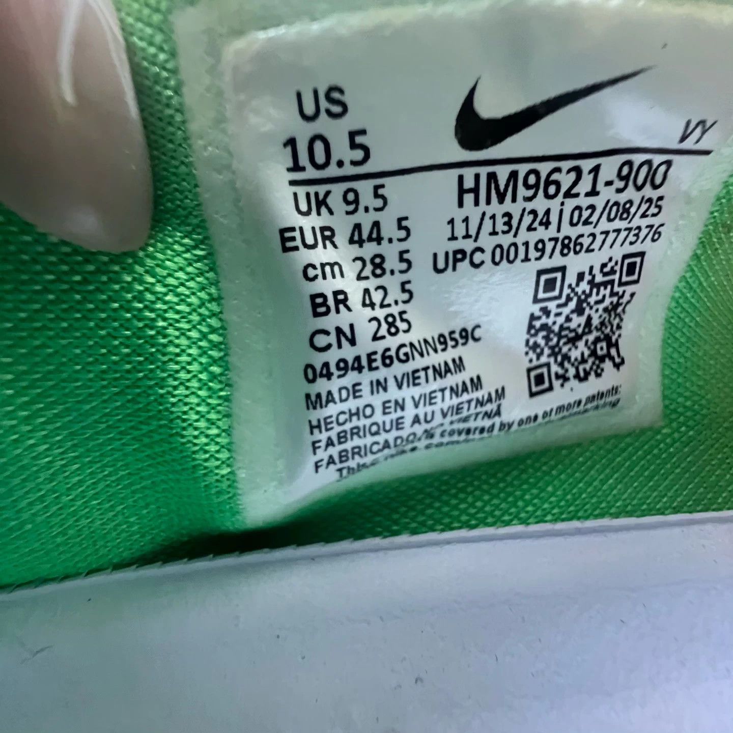 Nike ZK8 Orange Blue TwoTone 44.5 Light Wear Oxidation Size US 10.5 / EU 43-44 - 8 Thumbnail