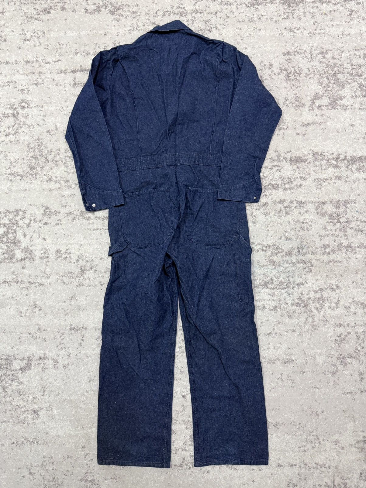 Vintage Unbranded Carpenter Denim Overall Size US 36 / EU 52 - 10 Thumbnail