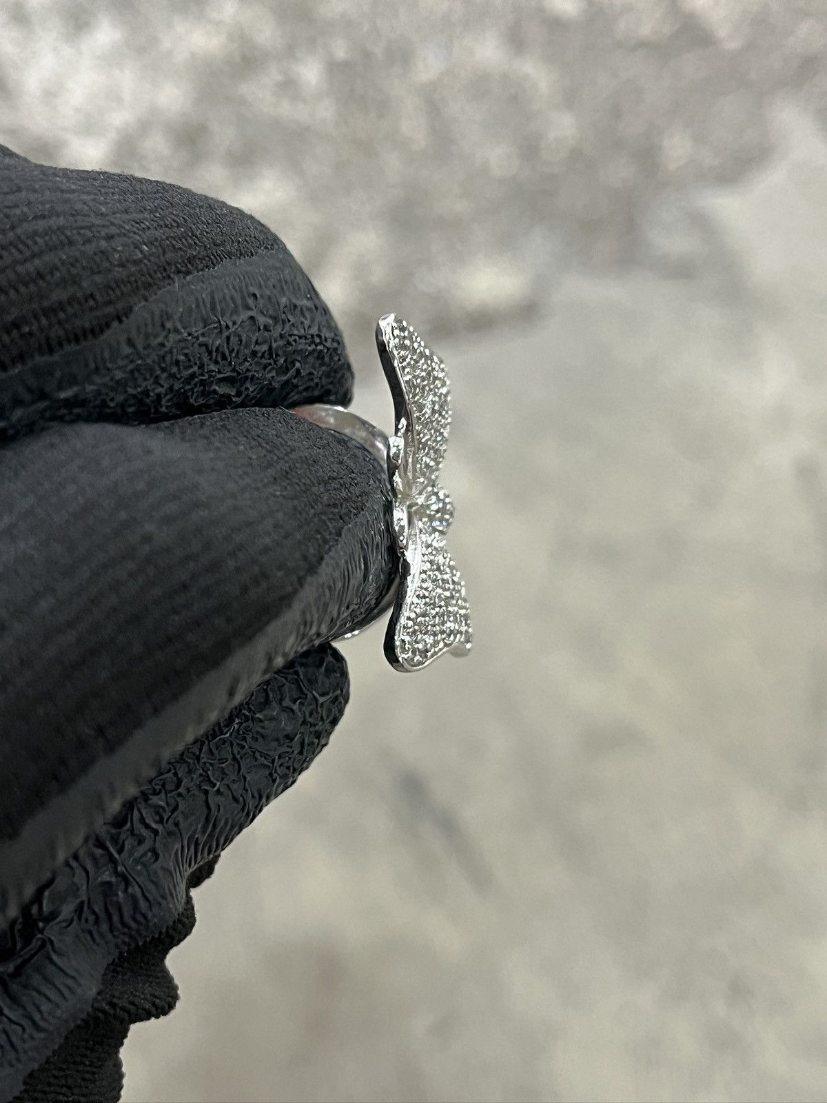 Other Artisanal Diamond Butterfly Ring (unisex) Size ONE SIZE - 11 Thumbnail