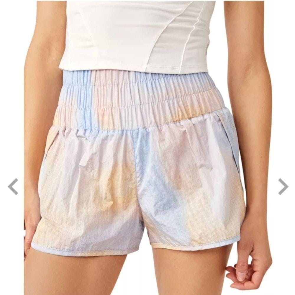 Free People FP Movement The Way Home Printed Shorts aura combo size med. Size 30" / US 8 / IT 44 - 3 Thumbnail