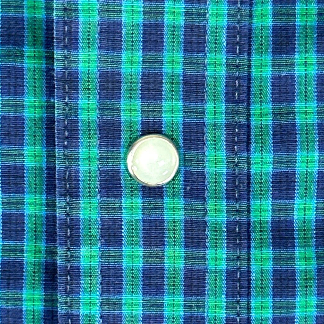 Wrangler VINTAGE Wrangler Western Shirt Adult LARGE Green Blue Black Watch Plaid Snap 90s Wrangler Shirt Adult LARGE Green Blue Black Watch Plaid Snap 90s Size US L / EU 52-54 / 3 - 6 Thumbnail