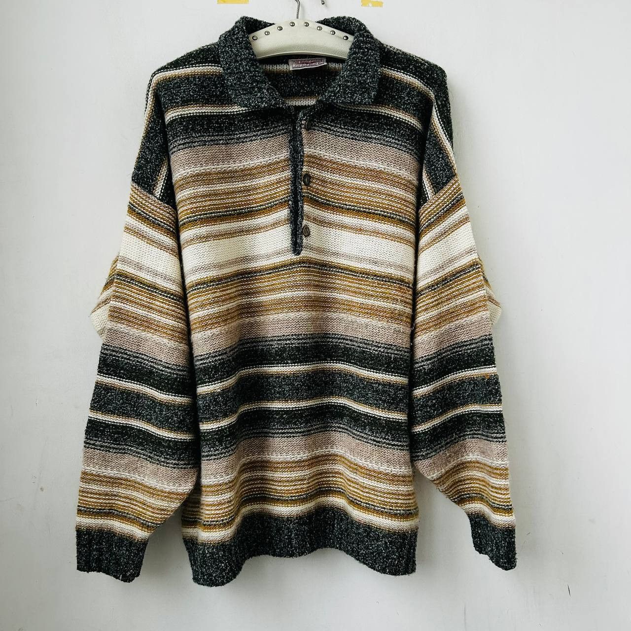 Vintage Alpaka wool VTG Sweater #1319 Size US XL / EU 56 / 4 - 1 Thumbnail
