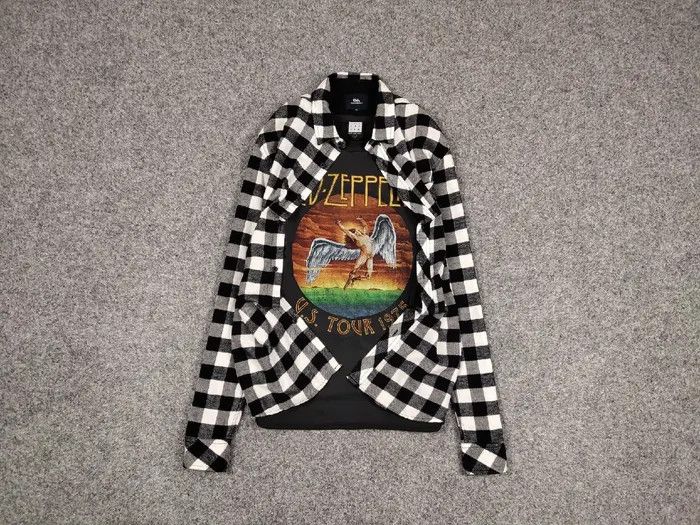 Flannel Vintage Flannel Shirt Travis Scott Style Y2K Style Size US M / EU 48-50 / 2 - 1 Thumbnail