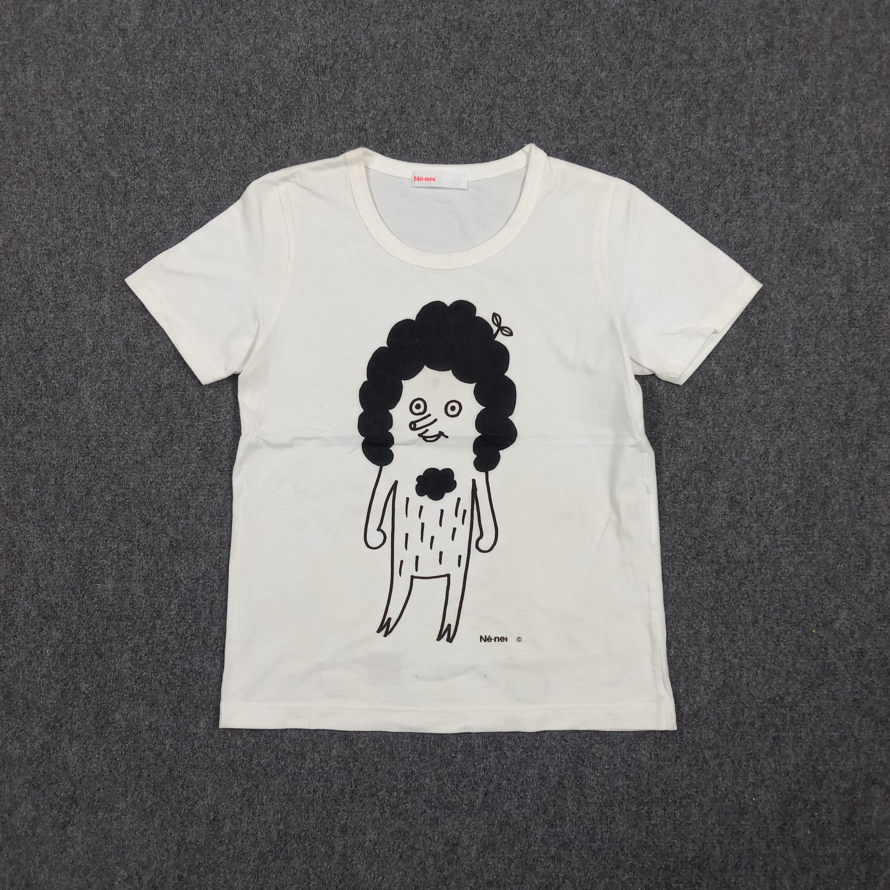 Ne-Net Ne-Net by Issey Miyake Japanese Graphic Tshirt C294N4 Size XS / US 0-2 / IT 36-38 - 1 Thumbnail
