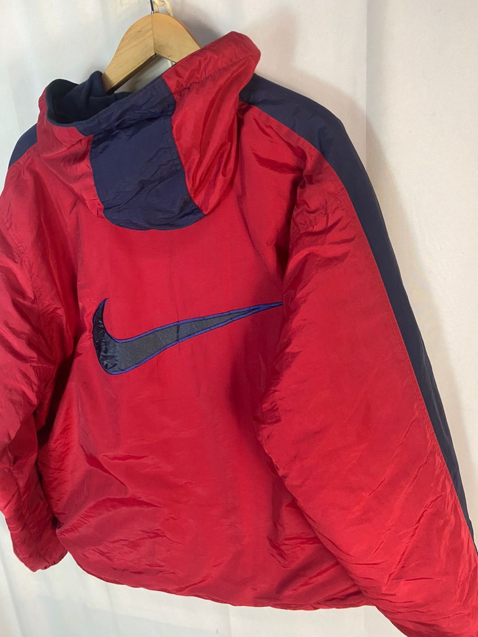 Nike × Vintage Unisex 🔥Vintage nike swoosh hoodie zipper jacket Size US L / EU 52-54 / 3 - 9 Thumbnail