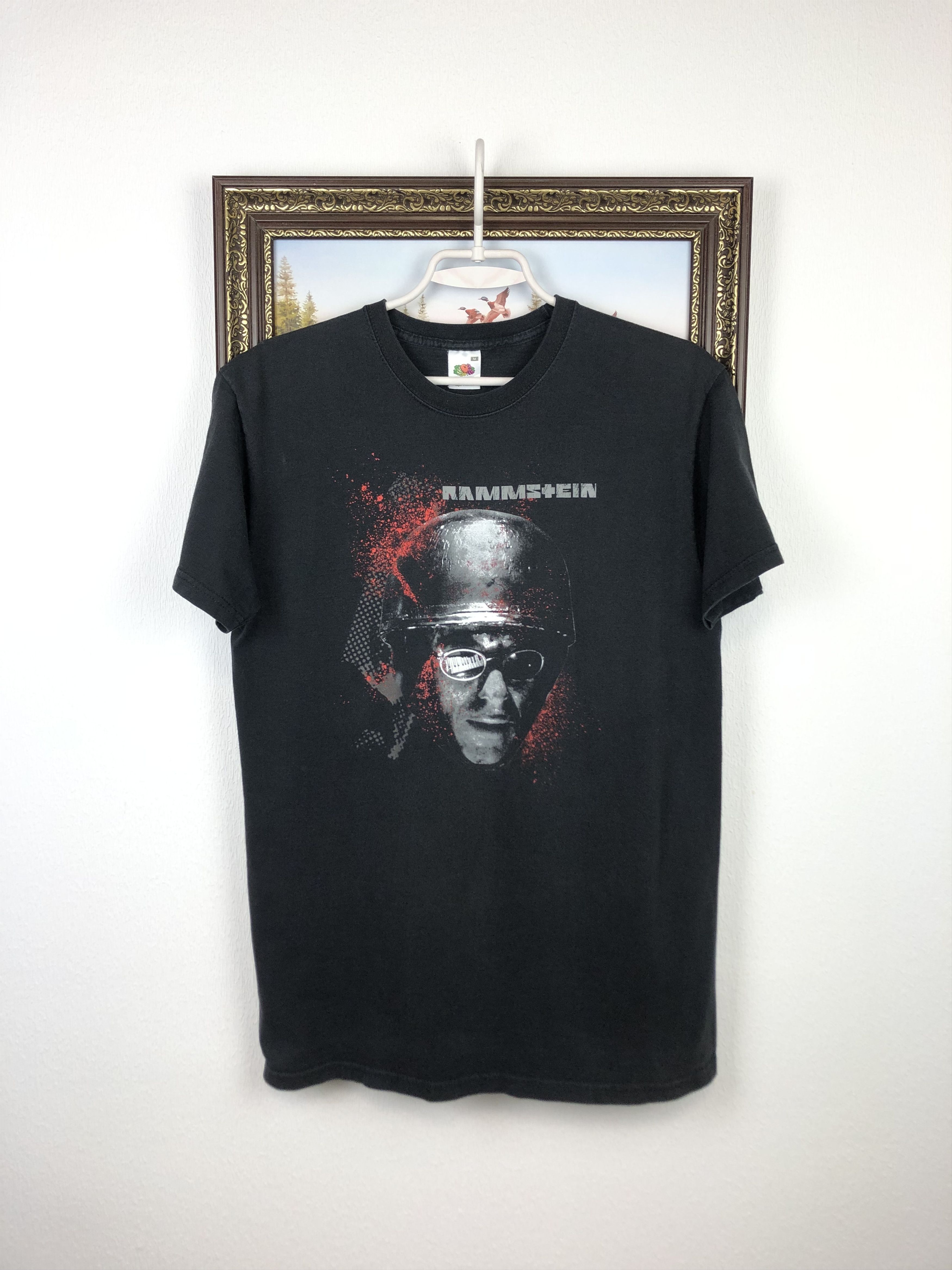 Band Tees Vintage Rammstein Band Shirt Over Print Tee Sex Liebe Black Size US M / EU 48-50 / 2 - 1 Thumbnail