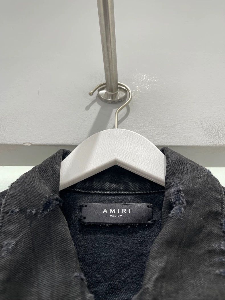 Amiri Amiri washed black MX2 denim jacket Size US M / EU 48-50 / 2 - 6 Thumbnail