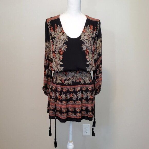 Free People Free People Moonlight Drive Dress S Revolve Black Smock Long Size S / US 4 / IT 40 - 3 Thumbnail