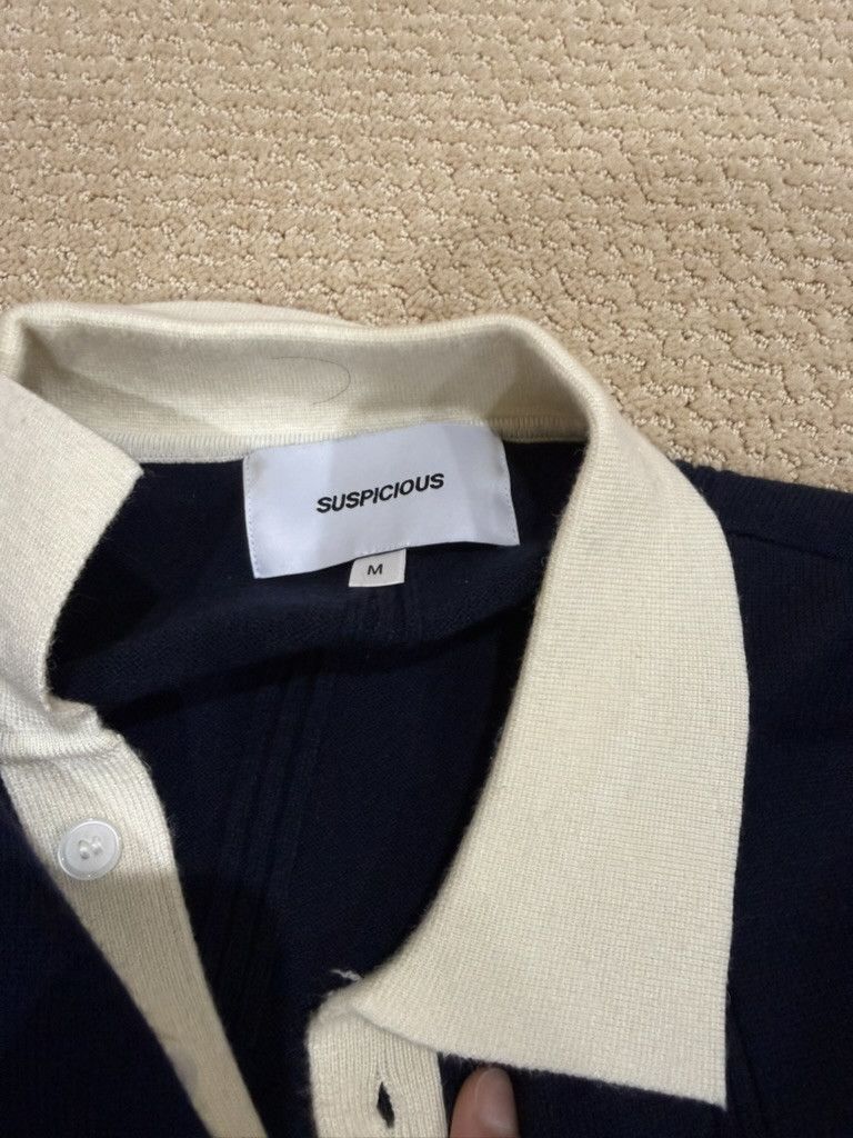 Suspicious Antwerp Suspicious Antwerp Knitted Football Polo Size US M / EU 48-50 / 2 - 2 Thumbnail