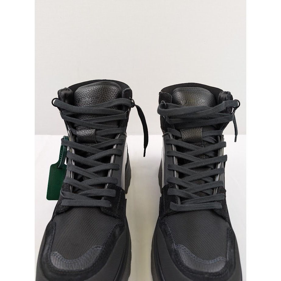 Off-White o1rshd1 Hiking Sponge Sneaker Boots in Black / Khaki Size US 9 / EU 42 - 18 Thumbnail