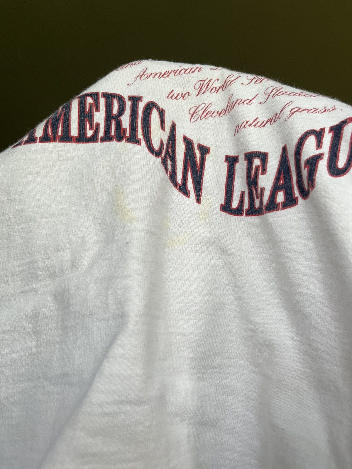 MLB × Nutmeg × Vintage Vintage 1992 Cleveland Indians Nutmeg MLB Tee Size US S / EU 44-46 / 1 - 8 Thumbnail