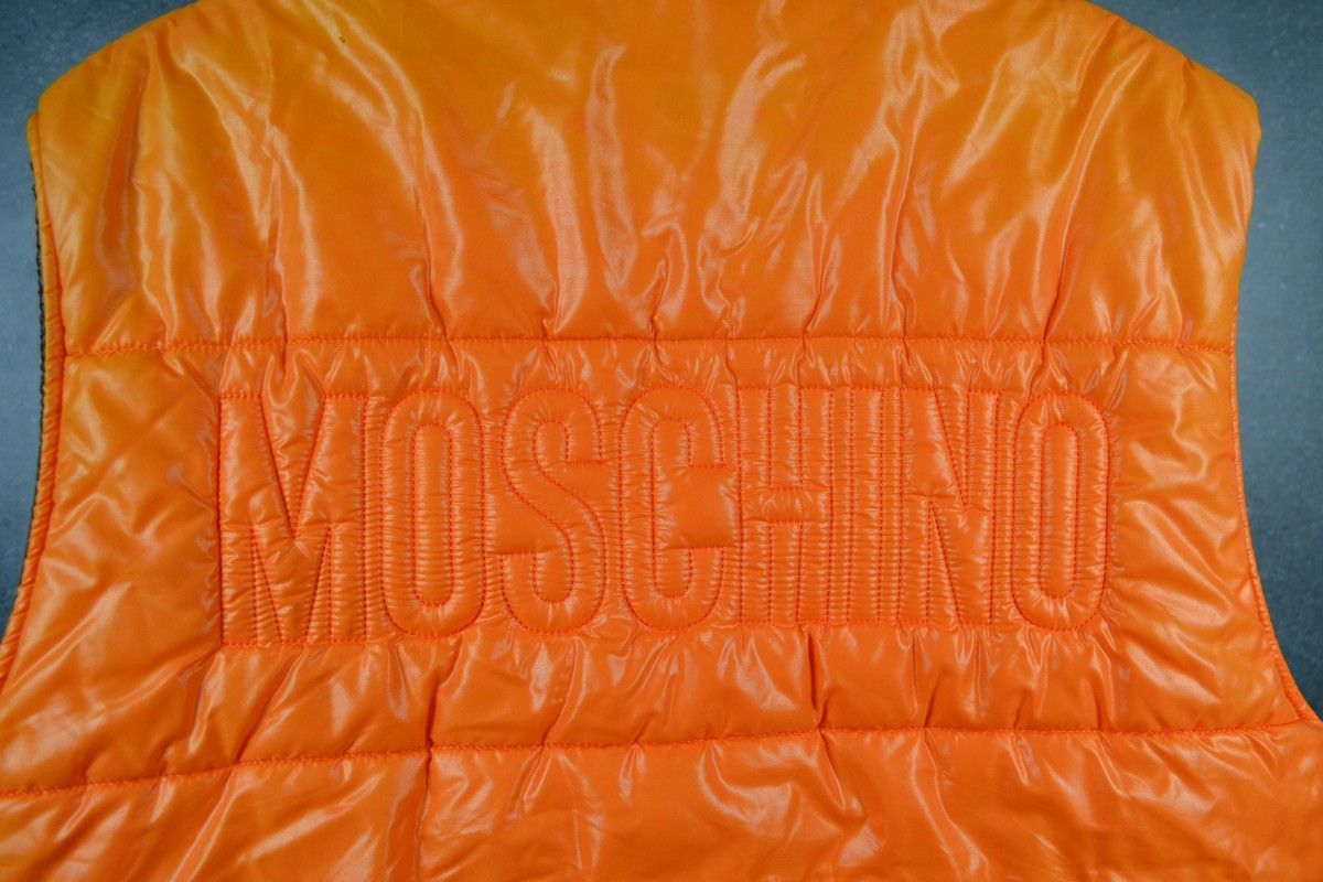 Moschino Moschino orange puffer vest gilet Size US M / EU 48-50 / 2 - 14 Thumbnail