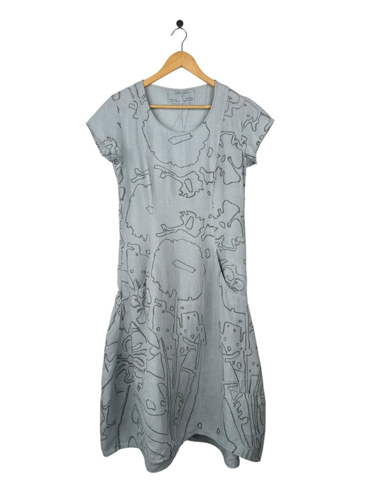 Other GRIZAS Washed 100% Linen Short Sleeve Dress Size S / US 4 / IT 40 - 1 Thumbnail