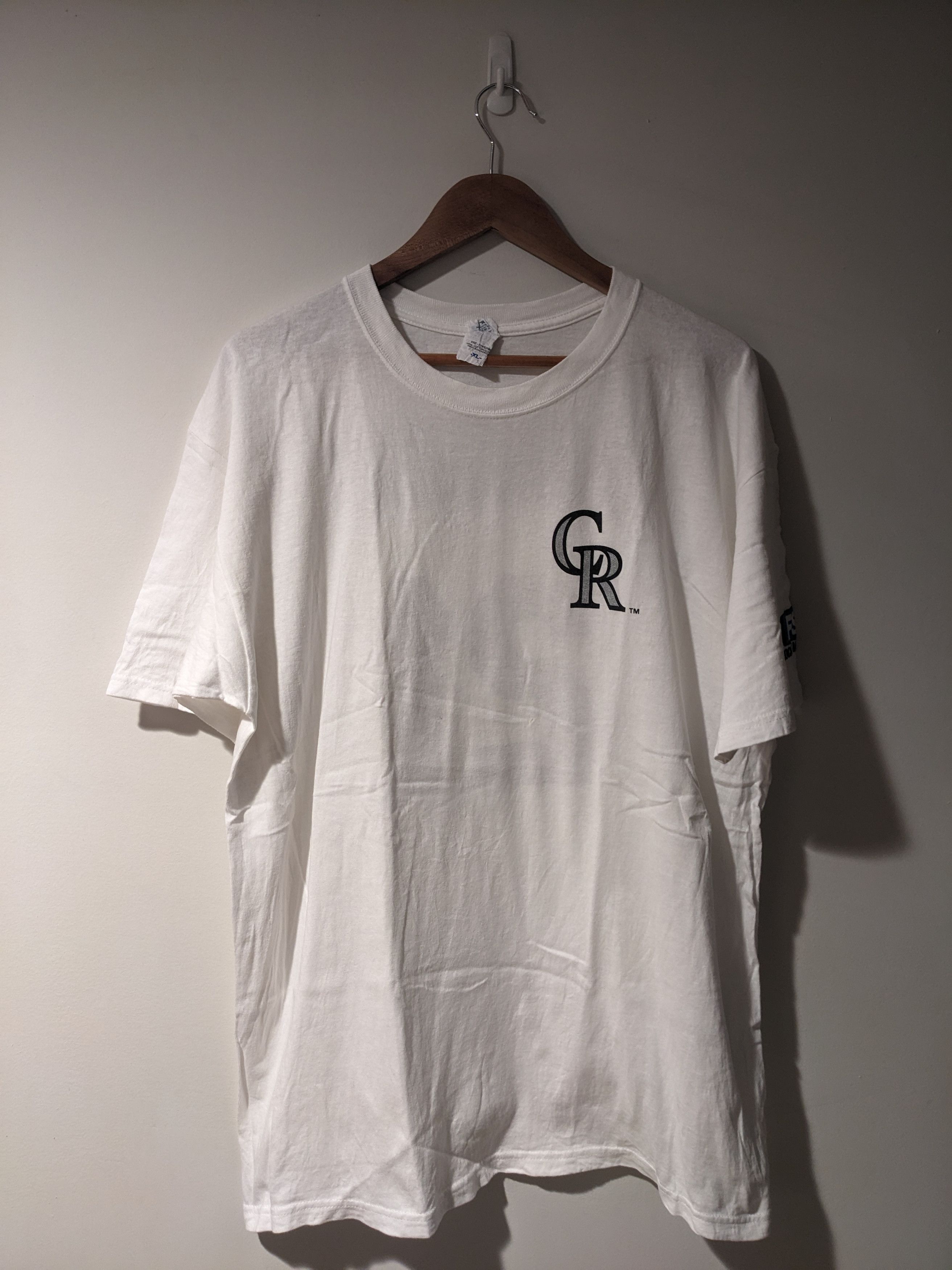 MLB Marquis COLORADO ROCKIES White Stadium Giveaway T-Shirt Size US XL / EU 56 / 4 - 3 Thumbnail
