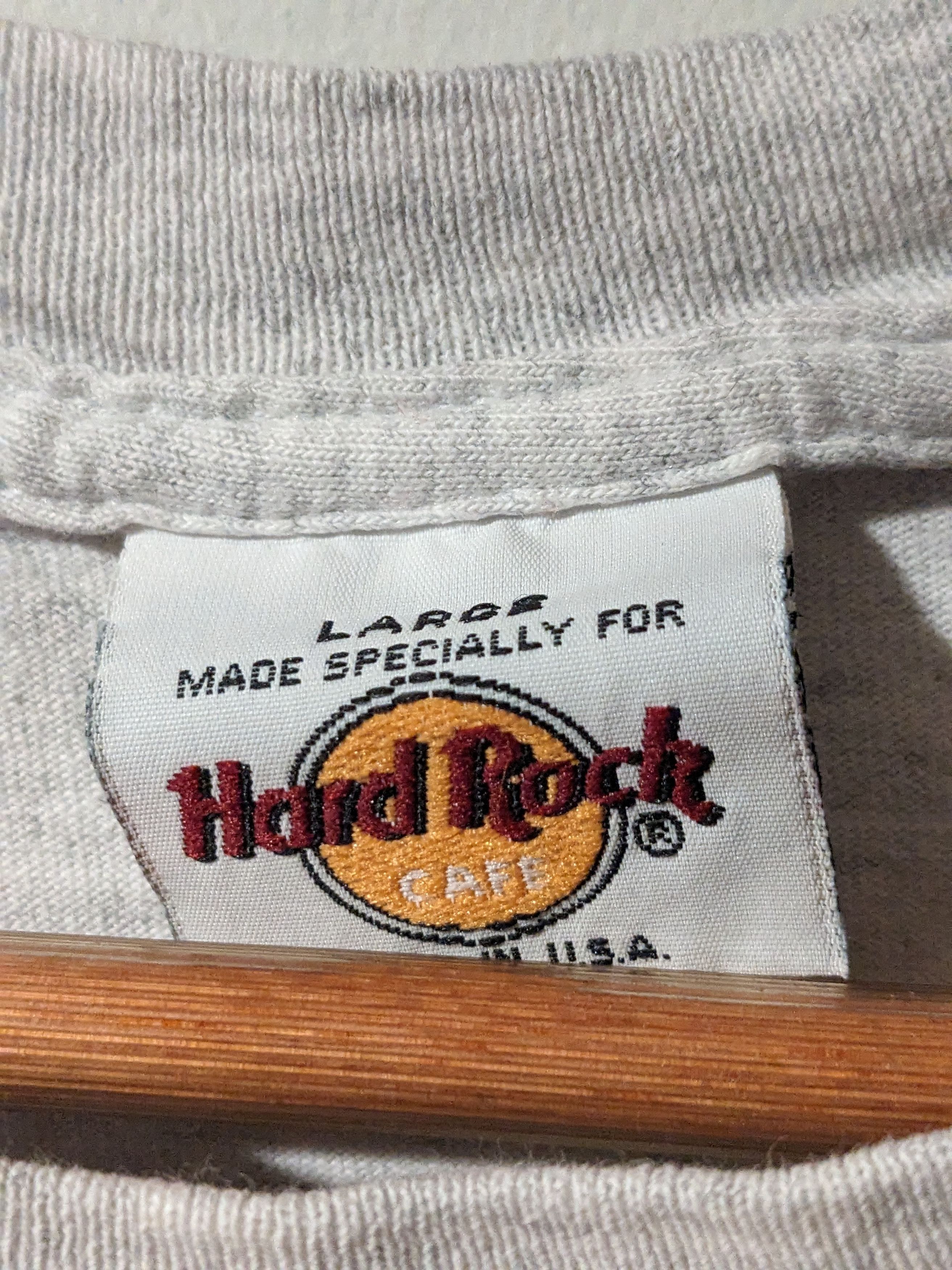 Hard Rock Cafe × Vintage Vintage 90s Hard Rock Cafe Save The Planet San Juan T-Shirt Size US L / EU 52-54 / 3 - 3 Thumbnail