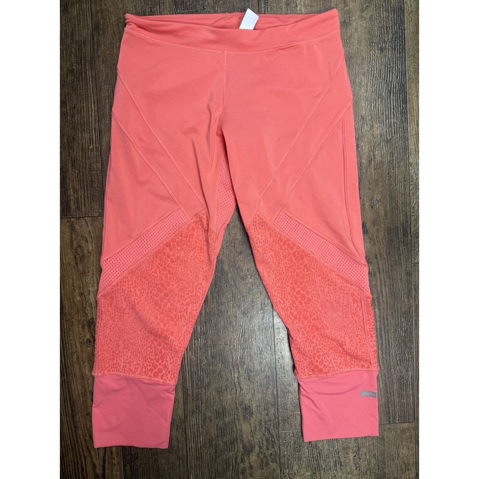 Adidas Stella McCartney Adidas Women's Small Pink Leggings Size 26" / US 2 / IT 38 - 1 Thumbnail