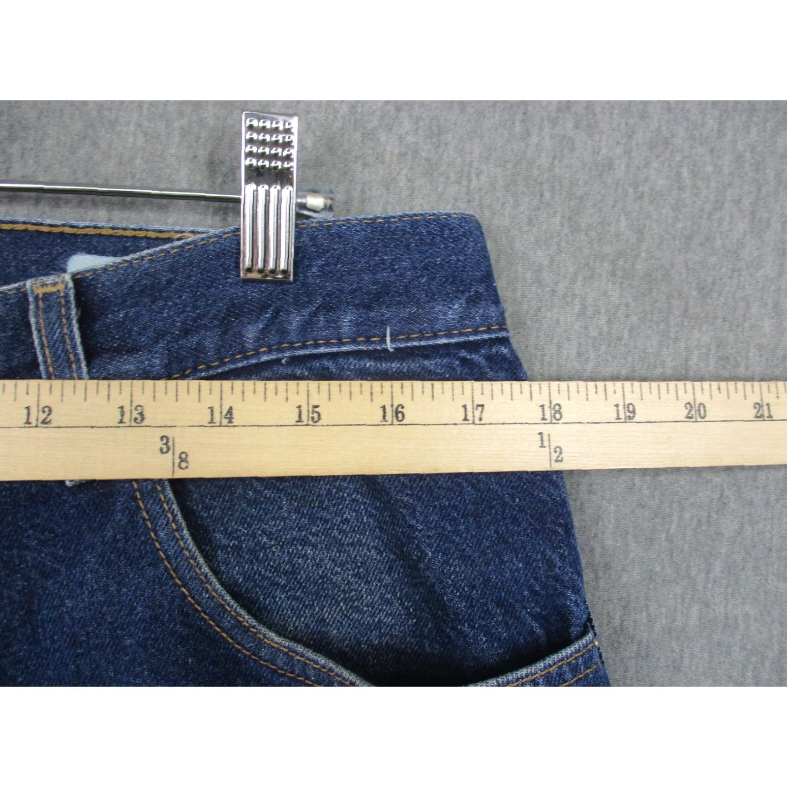 Tommy Hilfiger VINTAGE Tommy Jeans Jeans Mens 36x32 Blue Denim 100% Cotton Y2K 00s Size US 36 / EU 52 - 3 Thumbnail