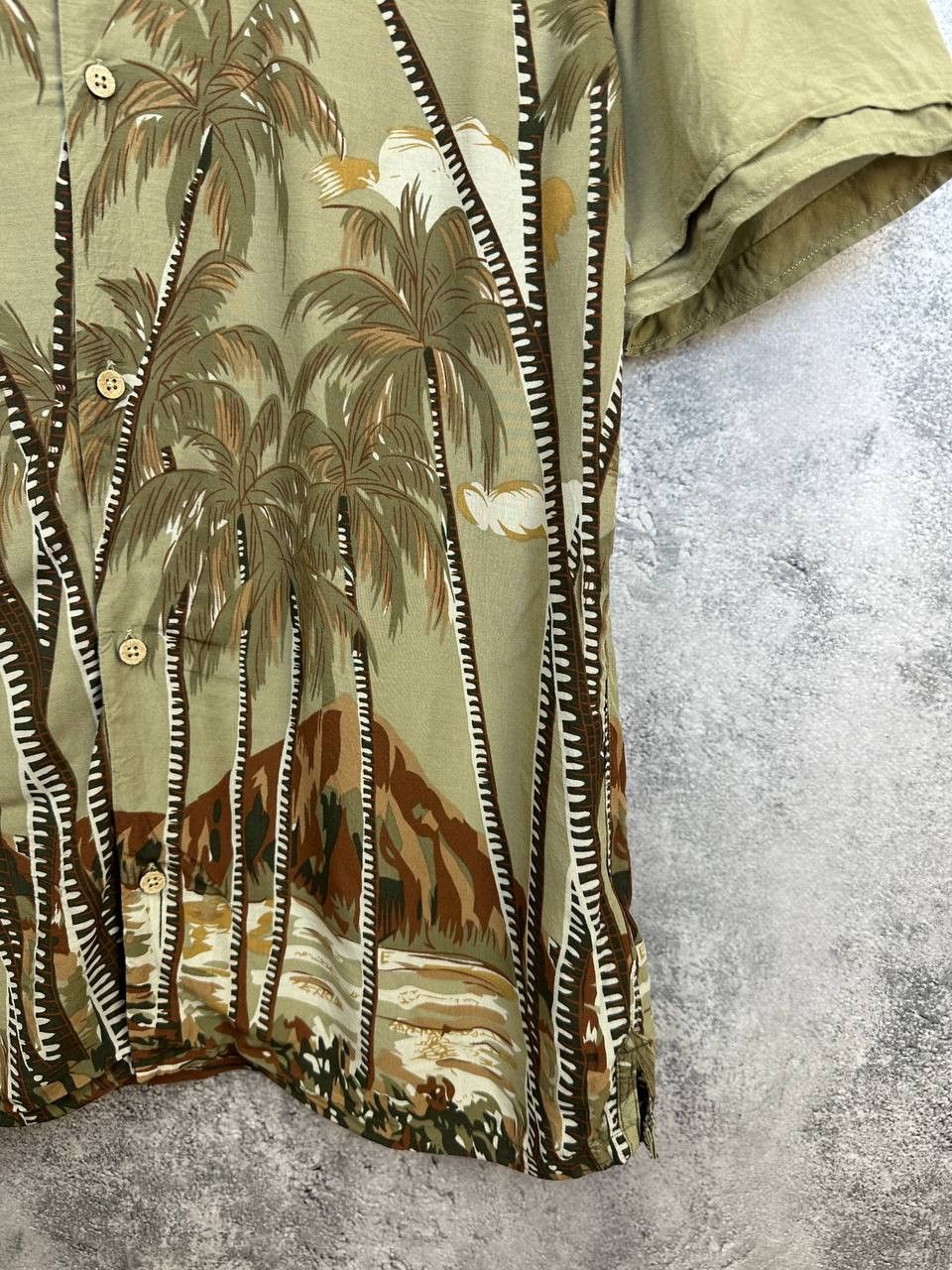Allsaints AllSaints Nalu Tropical Hawaiian Palm Shirt SS Viscose Size US L / EU 52-54 / 3 - 7 Thumbnail