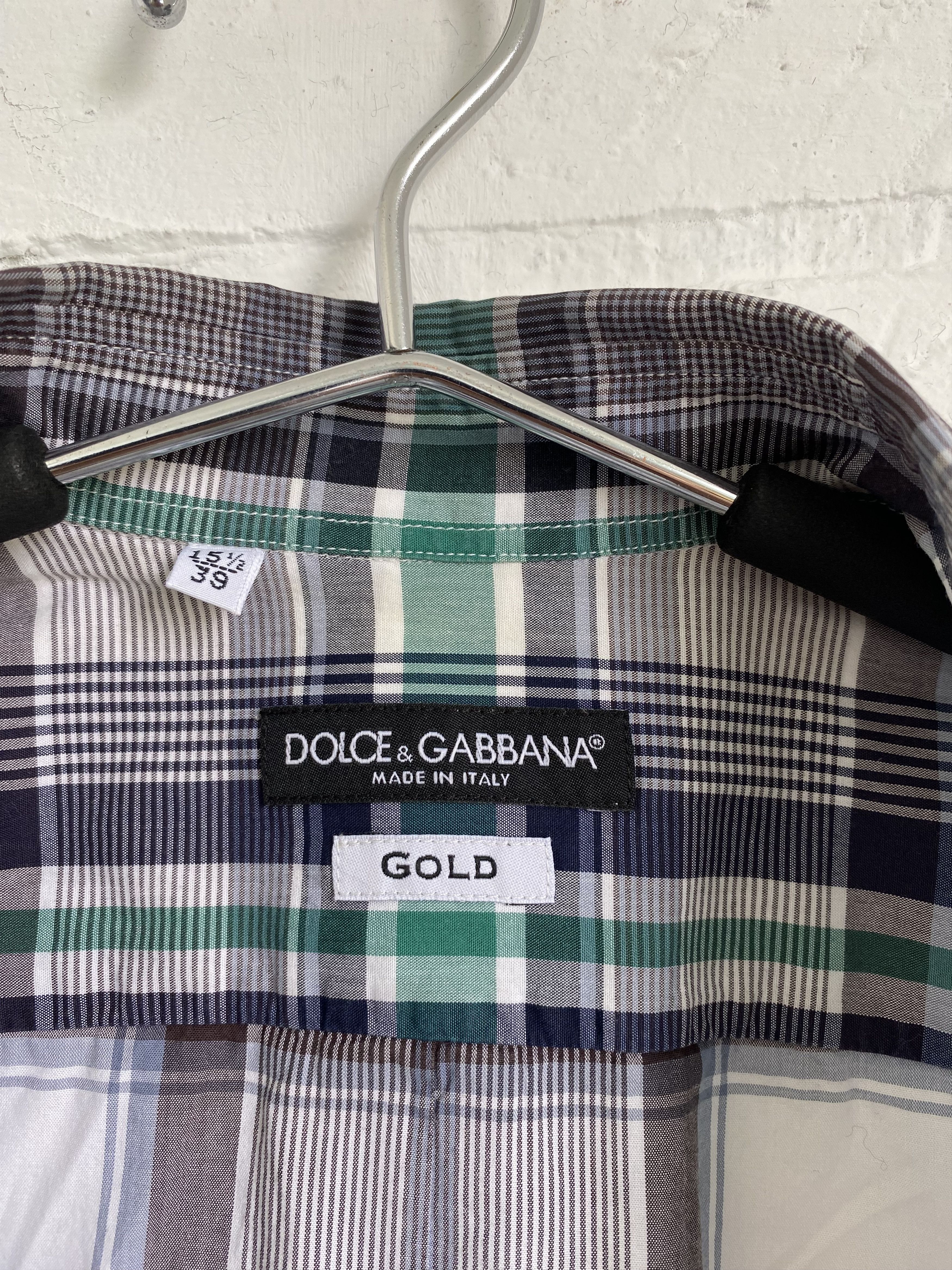 Dolce & Gabbana Dolce & Gabbana checkered shirt Size US M / EU 48-50 / 2 - 2 Thumbnail