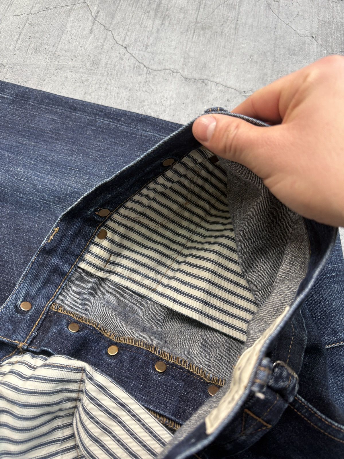 BLACK SIGN Black Sign Japan Vocalion Selvedge Denim Jeans Size 34 Size US 34 / EU 50 - 9 Thumbnail
