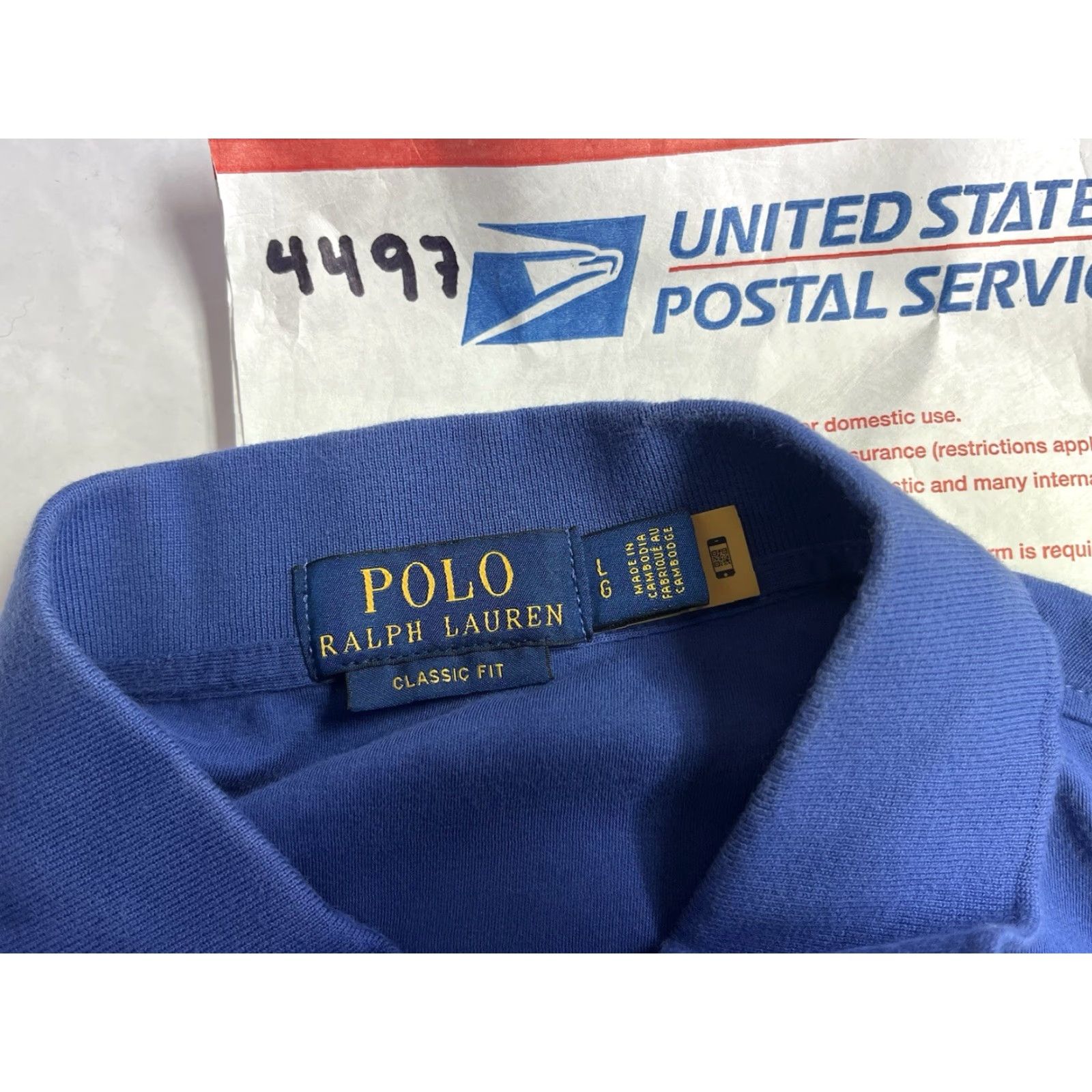 Polo Ralph Lauren Polo Ralph Lauren Polo Shirt Large Blue Men Short Sleeve Classic Fit Pockets Knit 100% Cotton Regular Size L Blue Men’s shirt Size US L / EU 52-54 / 3 - 8 Thumbnail