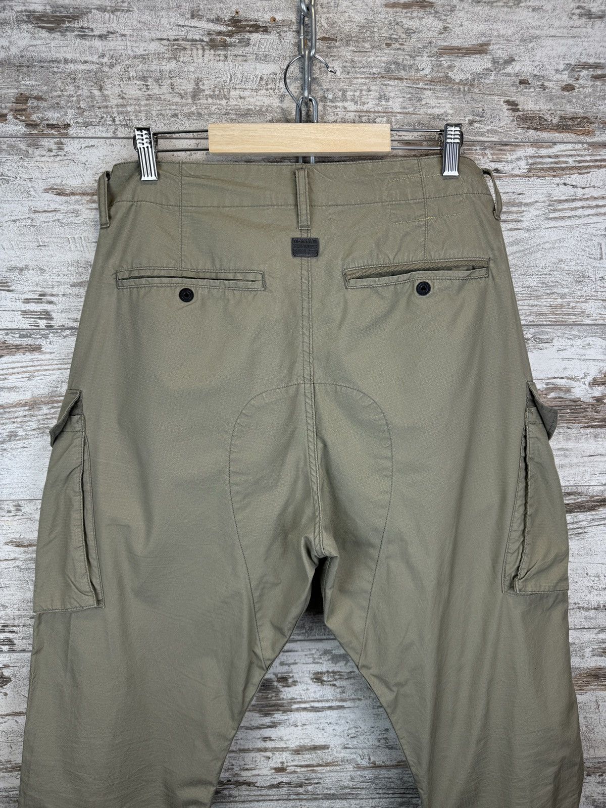 G-Star Mens Vintage G Star Raw cargo pants ROVIC TAPERED jeans Size US 34 / EU 50 - 9 Thumbnail