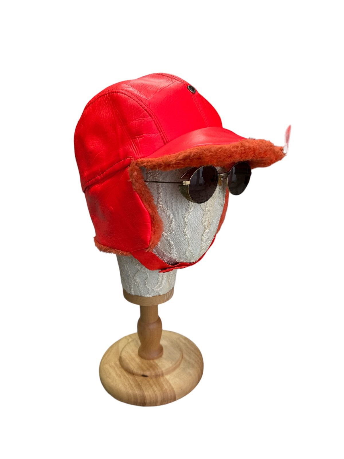 VINTAGE USHANKA SHEARLING TRAPPER EARFLAP HAT