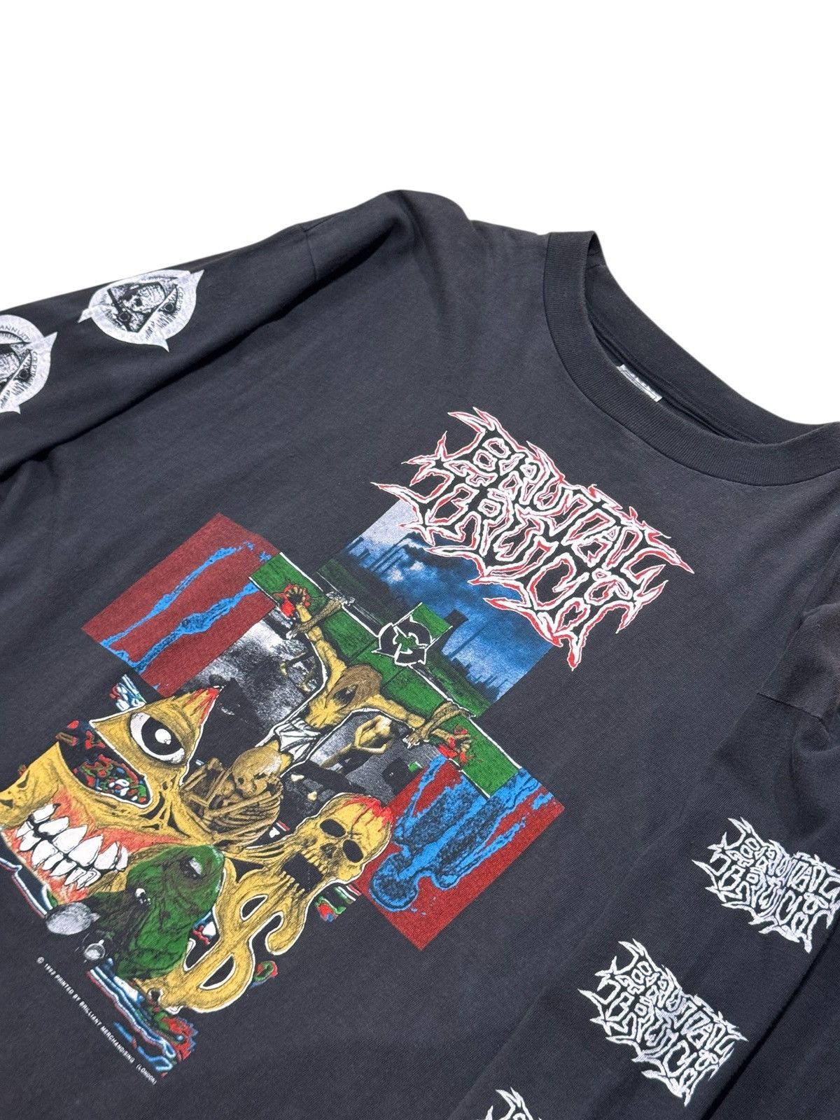 Band Tees Vintage Longsleeve T-shirt Brutal Truth Extreme Condition Size US XL / EU 56 / 4 - 1 Thumbnail