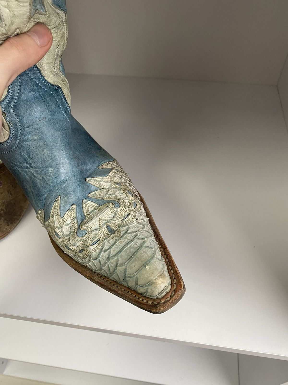 Sancho Boots × Vintage Vintage Sancho Cowboy Western Women’s Boots Size US 7 / IT 37 - 12 Thumbnail