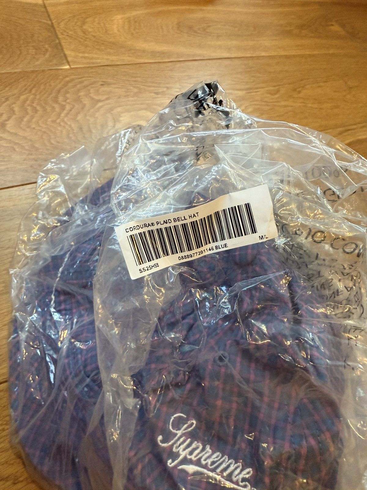 Supreme Supreme Cordura Plaid Bell Hat “Blue” Size ONE SIZE - 3 Thumbnail