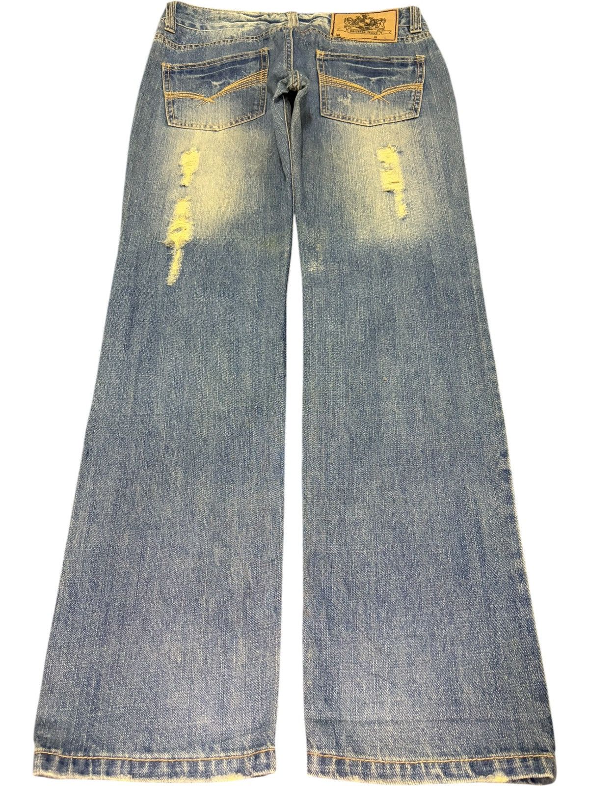 Edwin Vintage Japanese Brand Rusty Wash Distressed Jeans Size 29" - 2 Thumbnail