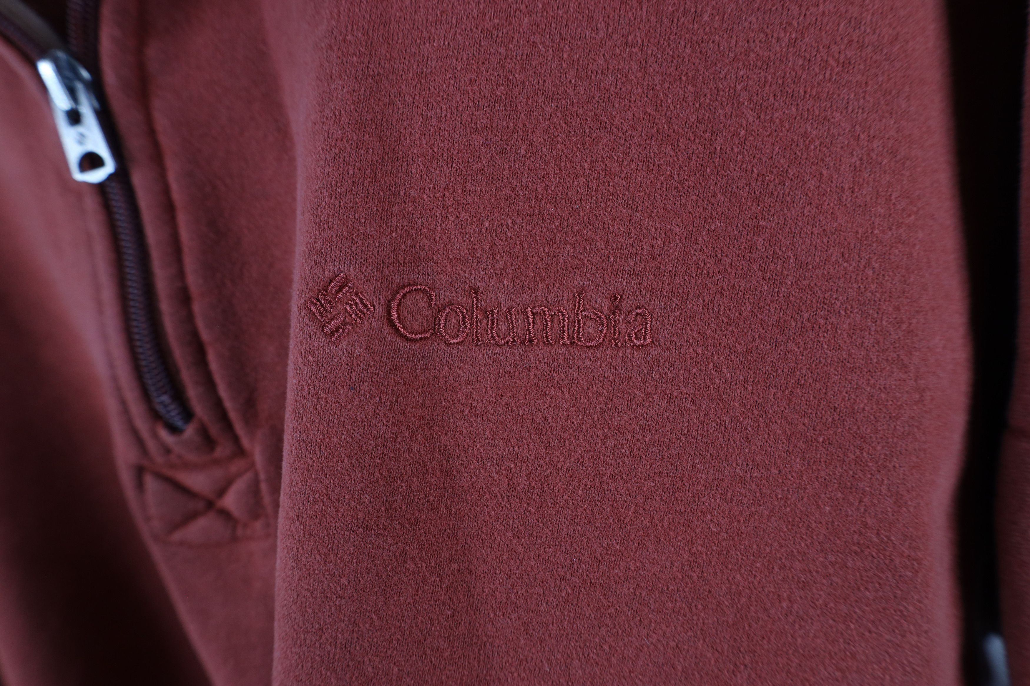 Columbia × Vintage Vintage Columbia Half Zip Pullover Sweatshirt Orange Size US XL / EU 56 / 4 - 4 Thumbnail