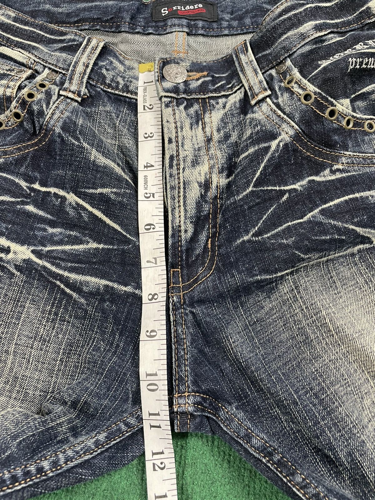 If Six Was Nine Distressed Japanese Jeans Very Nice Size US 33 - 12 Thumbnail