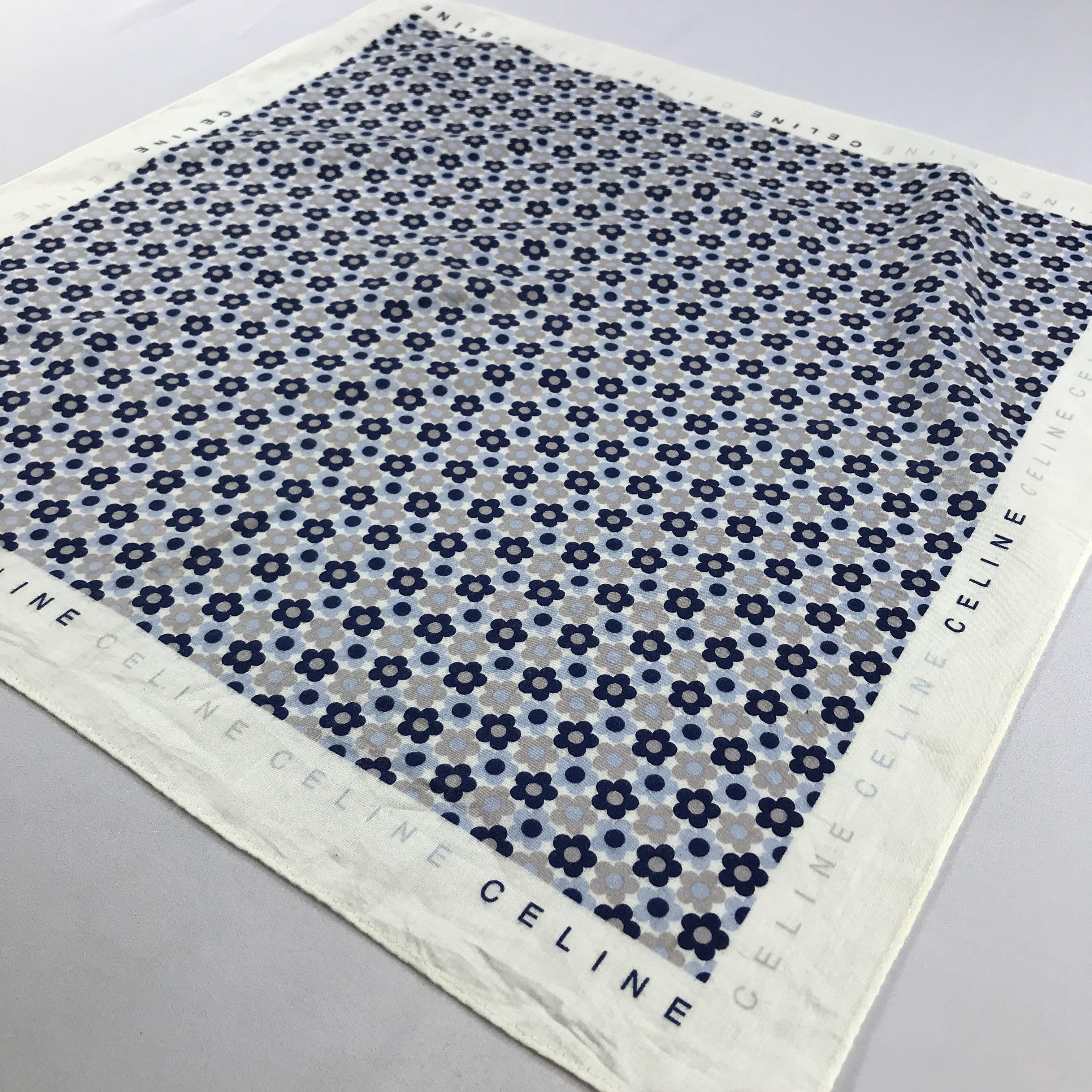 Celine × Vintage Celine Bandana / Handkerchief / Neckerchief - S2681 Size ONE SIZE - 2 Thumbnail