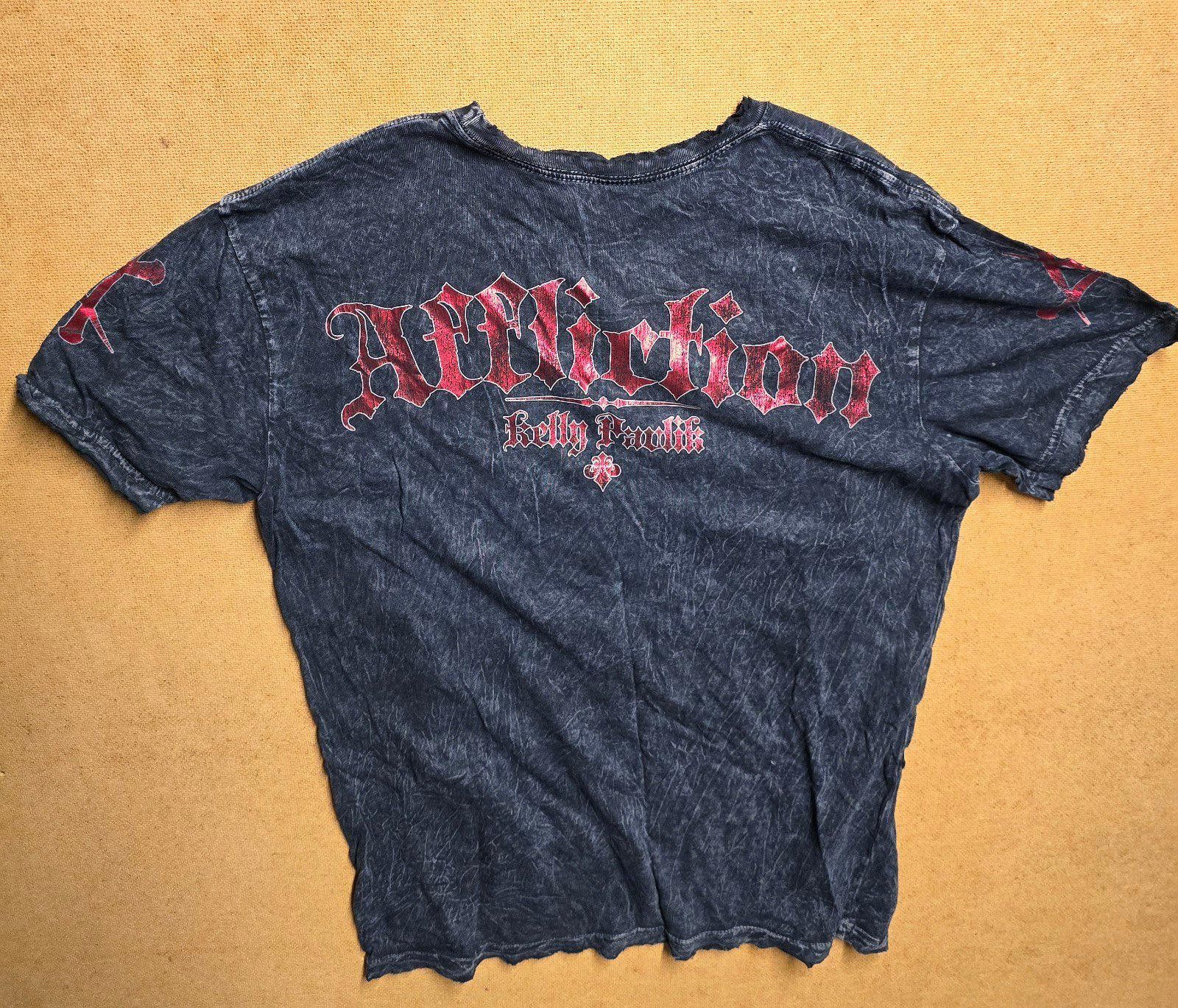 Affliction Vintage Y2k Affliction Kelly "The Ghost" Pavlik Cyber L Size US L / EU 52-54 / 3 - 2 Thumbnail