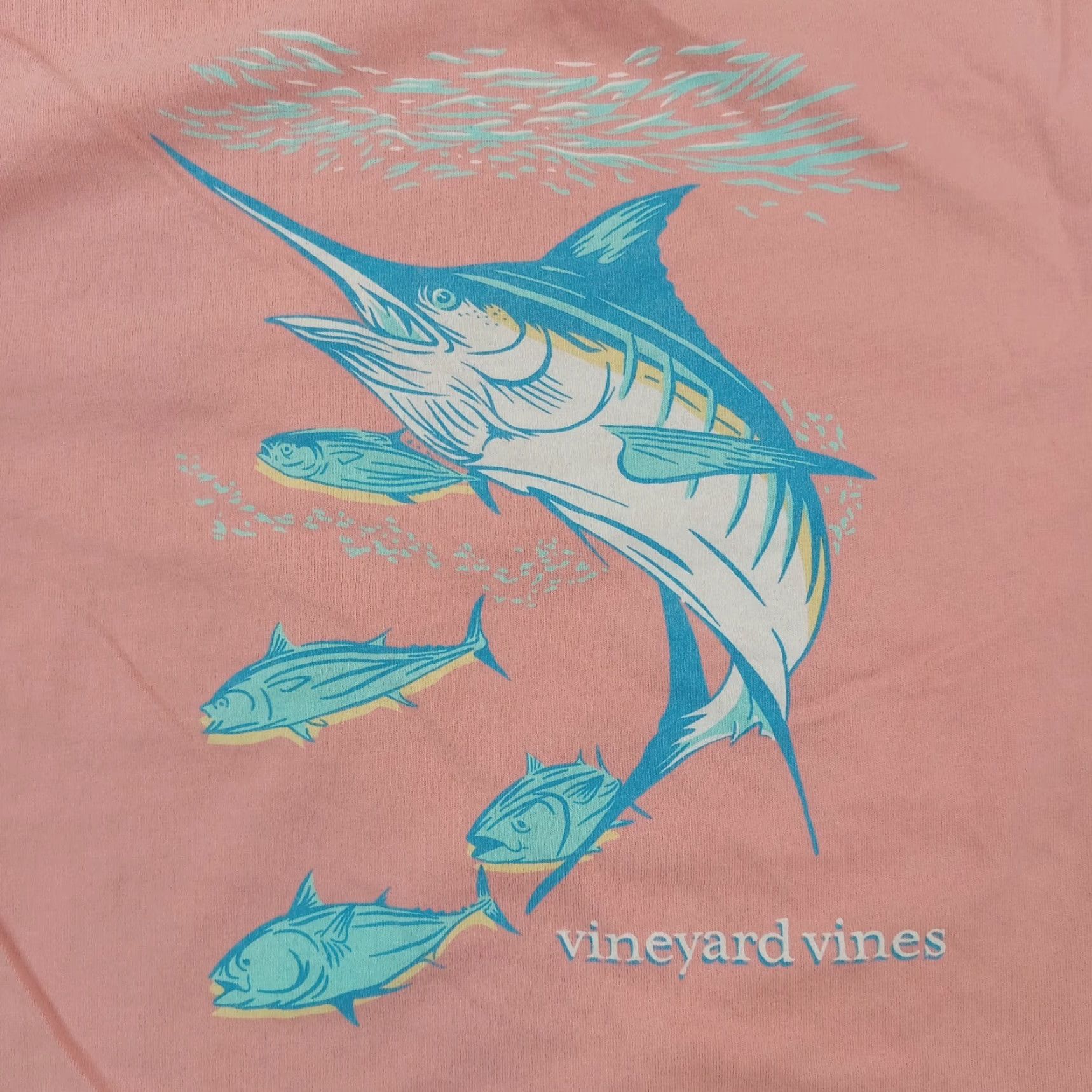 Vineyard Vines Vineyard Vines T-shirt Mens Medium Pink Crew Neck Pocket Fish Preppy Casual Size US M / EU 48-50 / 2 - 7 Thumbnail