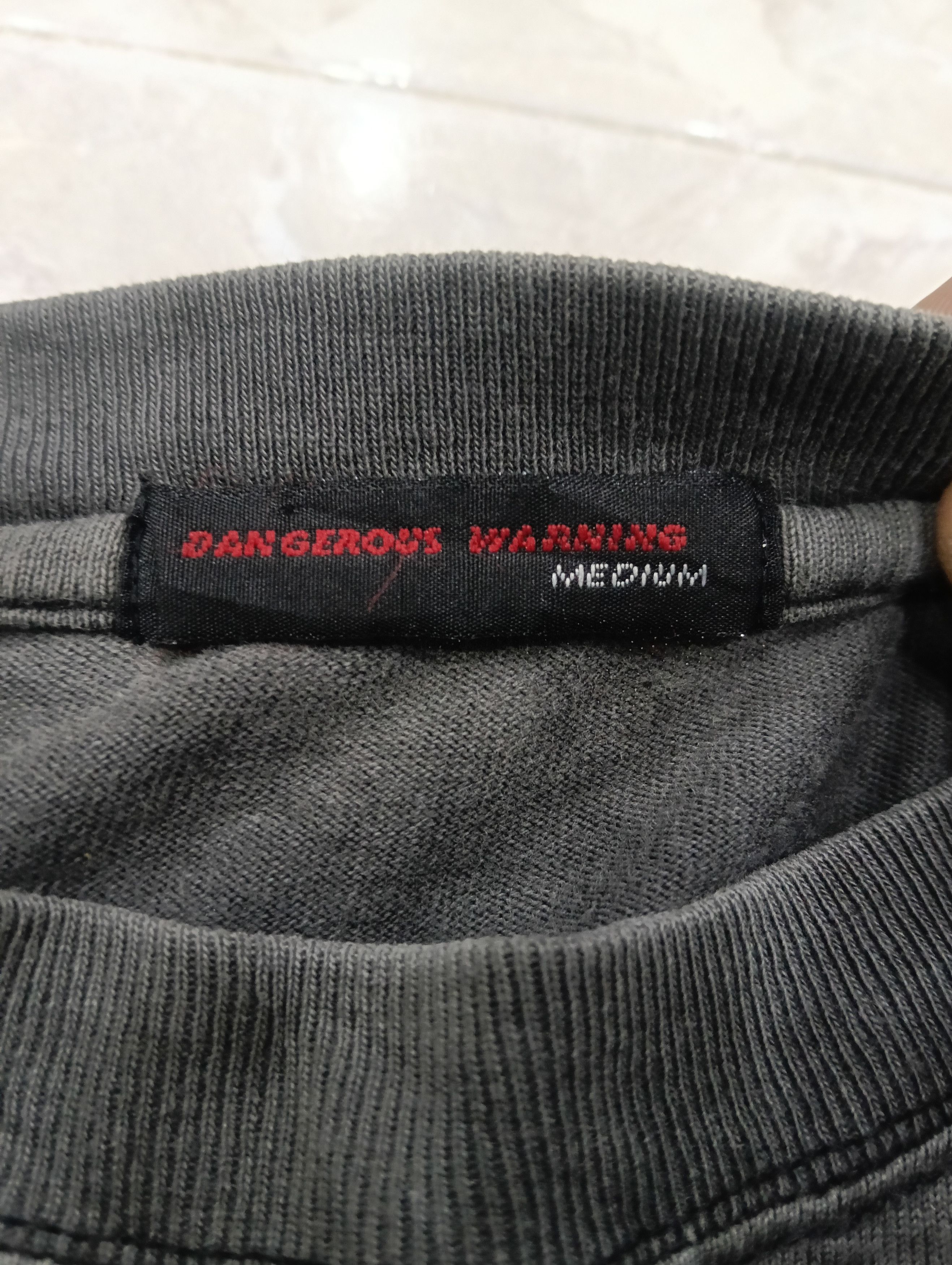 Band Tees Dangerous Warning Japanese Brand Punk History Size US M / EU 48-50 / 2 - 7 Thumbnail