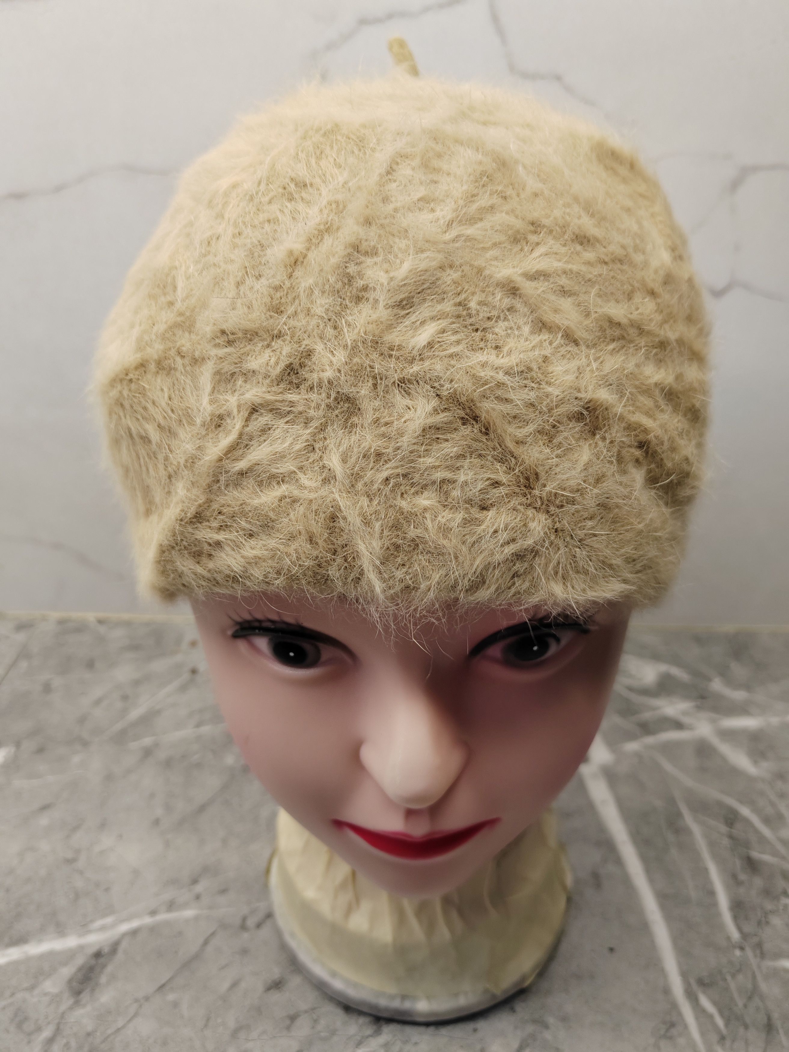 Japanese Brand Vintage Passage Mignon Japanese Fur Snowcap Beanie Size ONE SIZE - 1 Thumbnail