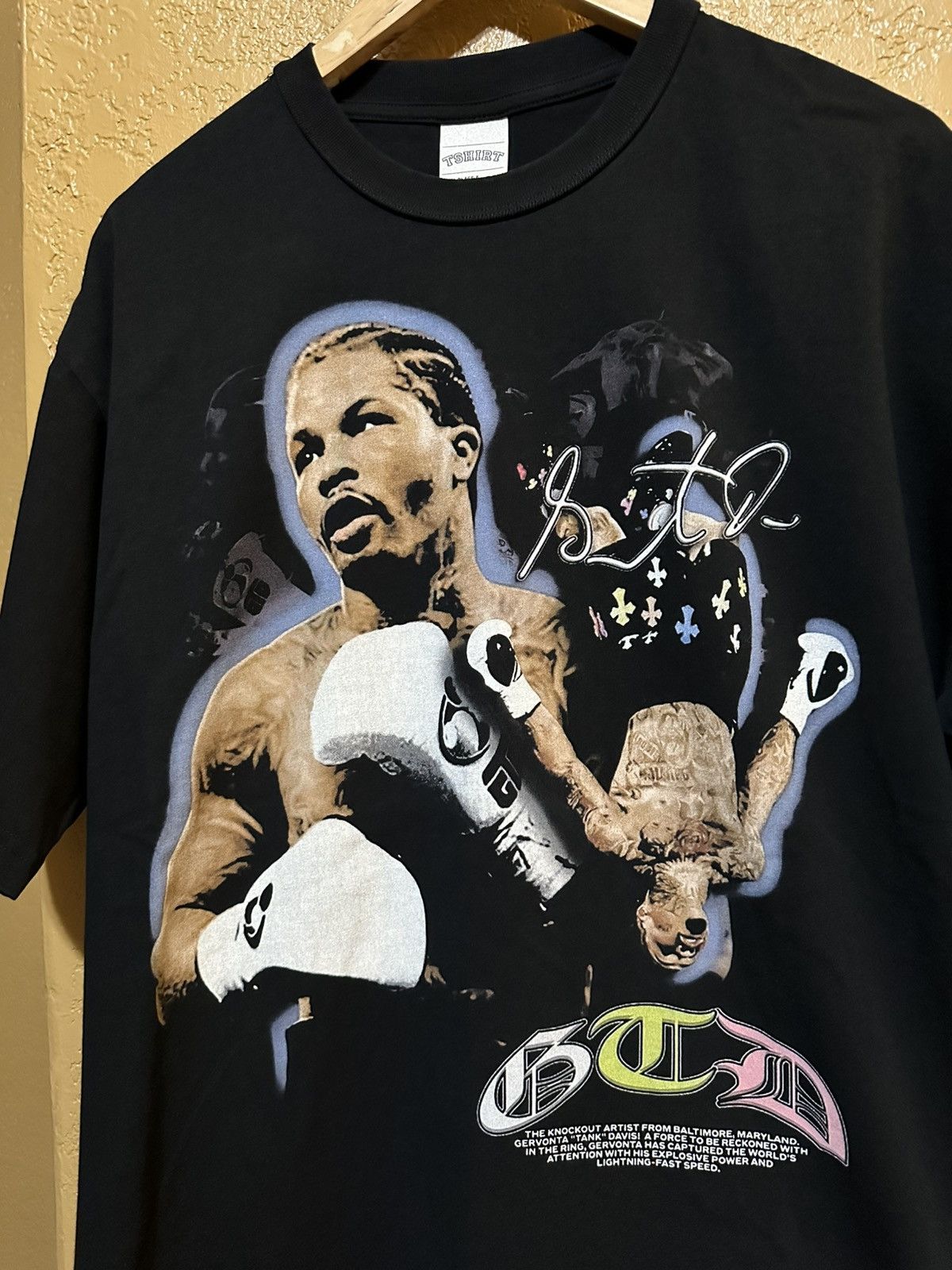 Vintage Gervonta Tank Davis Chrome Boxing tee xl Size US XL / EU 56 / 4 - 4 Thumbnail