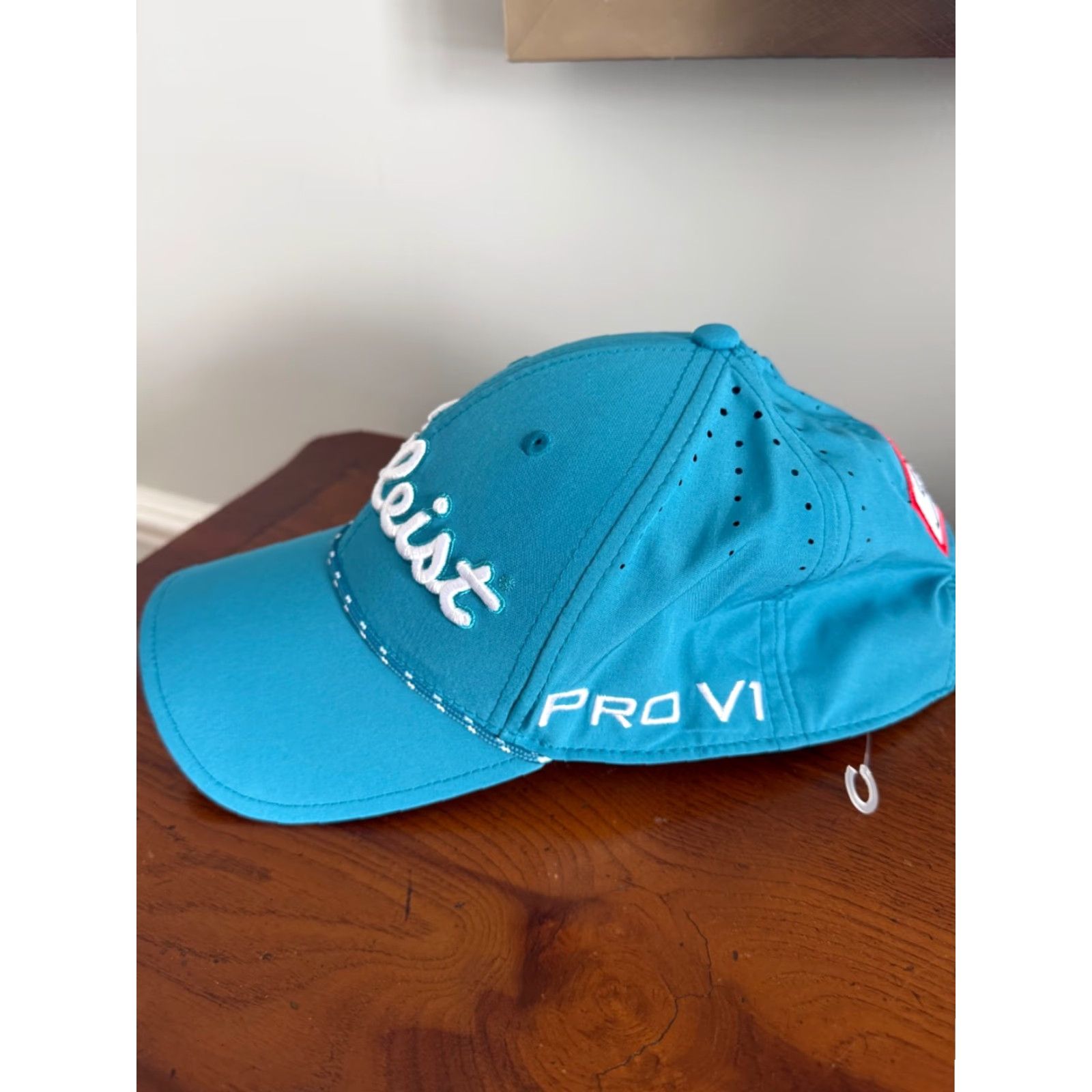 Titleist Titleist Rope Strapback Hat Blue Turquoise Teal Script Snapback Unisex Adults One Size (Blue) Size ONE SIZE - 4 Thumbnail
